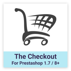 The checkout logo